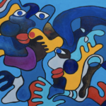 Blue mirage, oil on canvas, 61 X 76,2 cm, EUR 5000,-