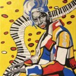 Nina Simone, 2026, oil on canvas, 102 X 84 cm