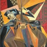 Supreme Cello, 2026, acrylic, canvas, 102 X 84 cm, EUR 4550,-